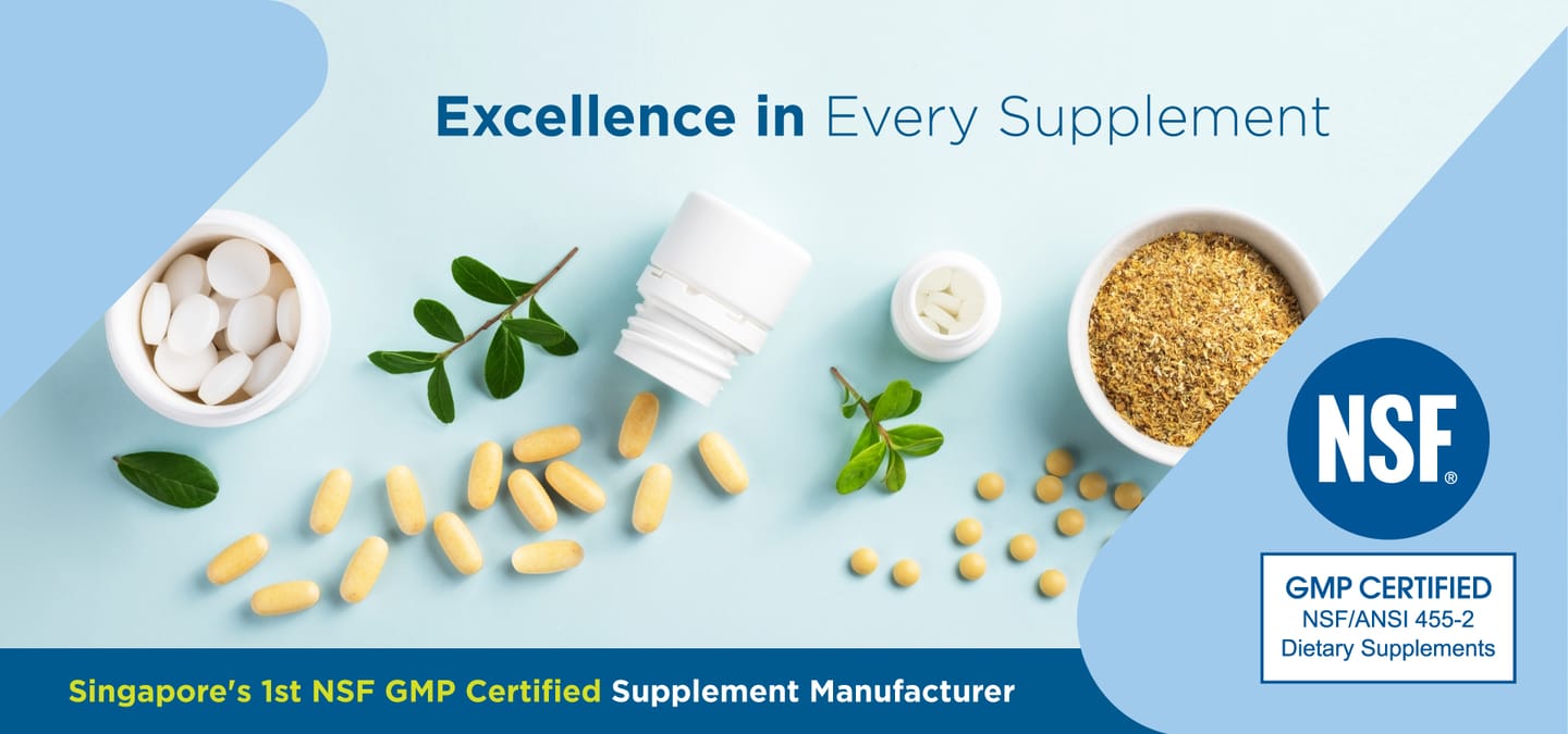 Singapore's NSF GMP Certified Supplement Manufacturer